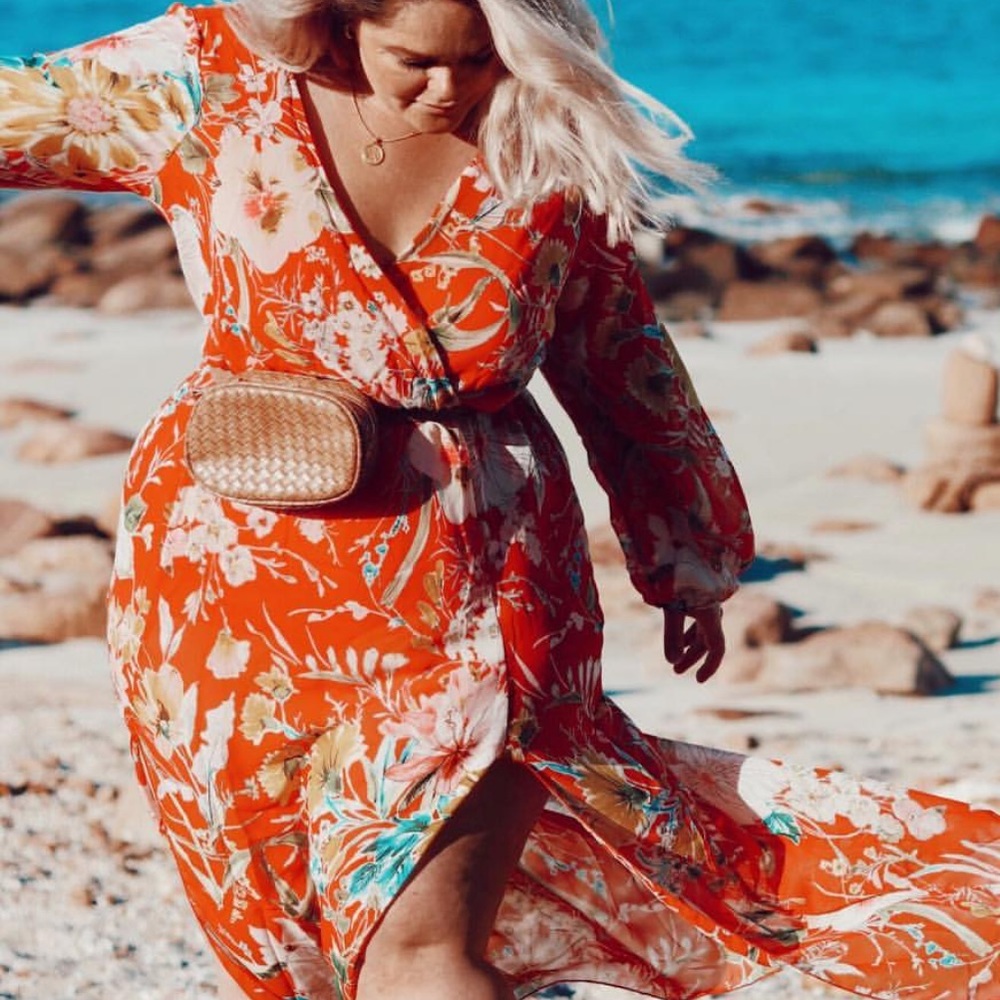 Fashion Nova Fleur Child Maxi Dress